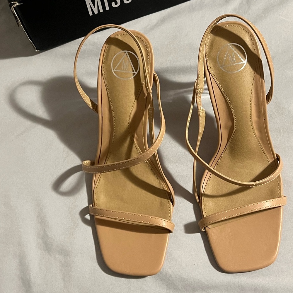 Misguided Nude Sandals
